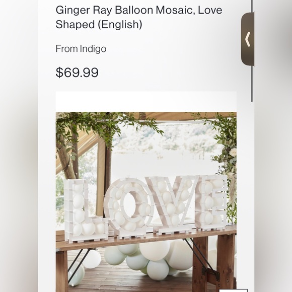 Balloon Mosaic, Love Shaped , new in box - Picture 3 of 3